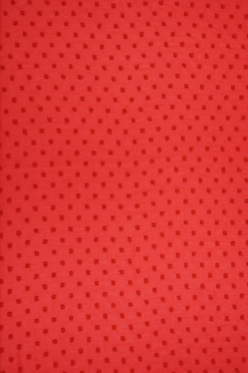 1 Yard Lightweight Swiss Dot Chiffon Fabric Solid Woven Sheer Drapery 57/58" Width
